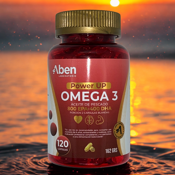 Omega 3 120 cápsulas 800 epa 400 dha