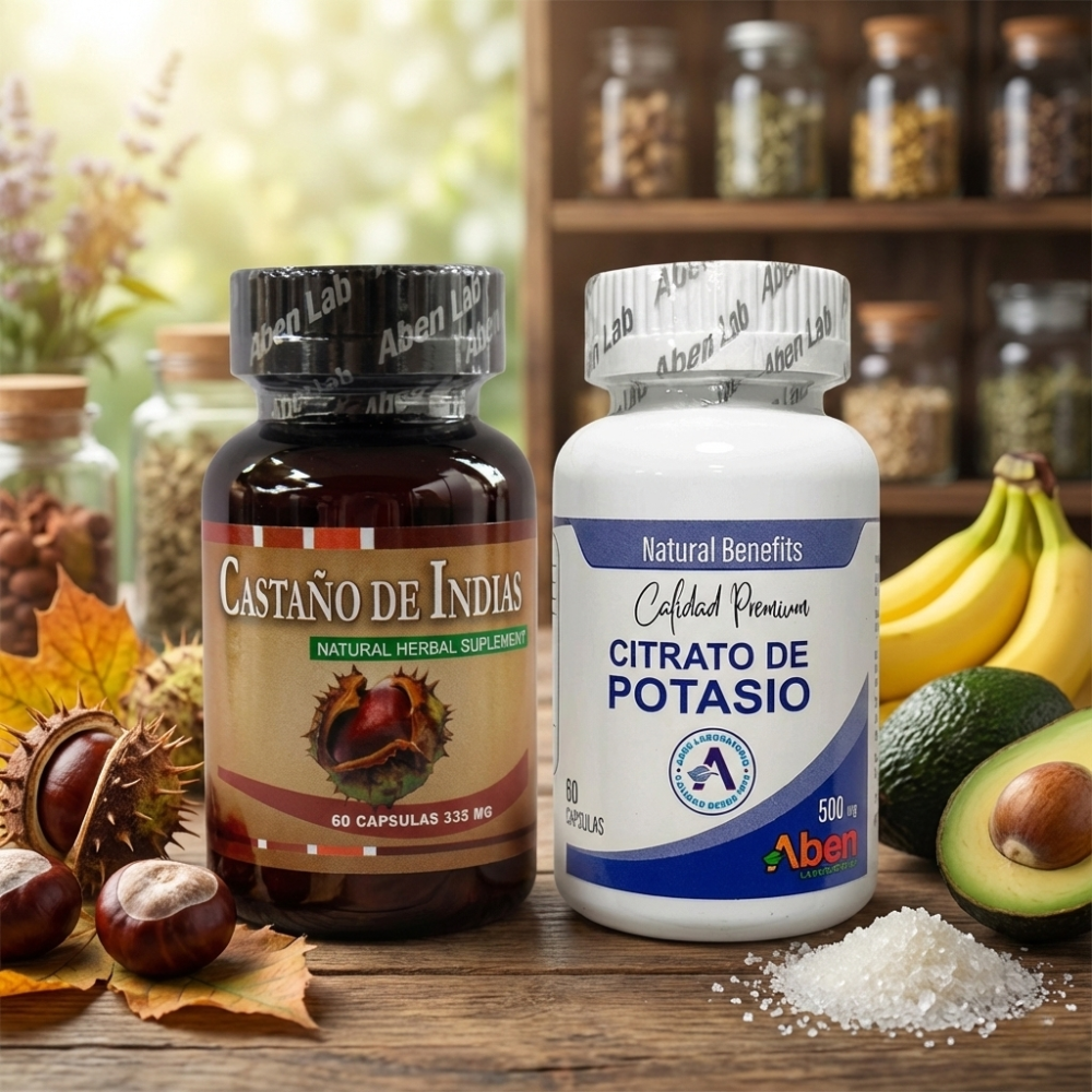 Pack castaño de indias y citrato de potasio